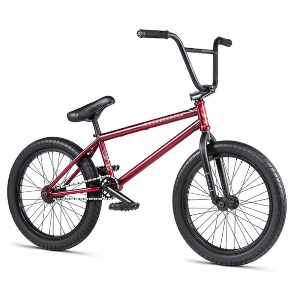 2020 WE THE PEOPLE JUSTICE 20.75 MATTE TRANS RED COMPLETE BMX BIKE 2O.75" BIKES