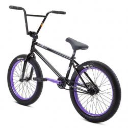 Stolen 2023 SINNER FC XLT LHD 21 Black with Lavender BMX bike